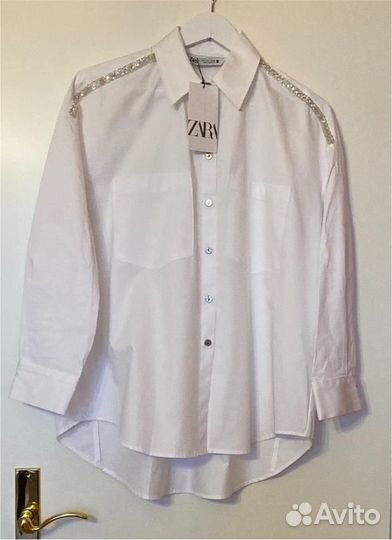 Bluse von Zara, Neu, 100% Baumwolle