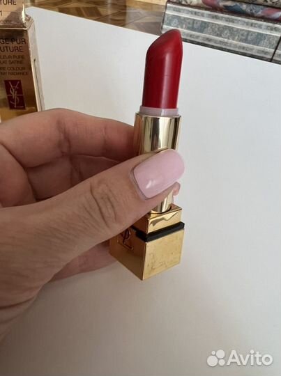 Помада yves saint laurent, цвет 1, красный