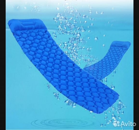 Туристический надувной коврик новый