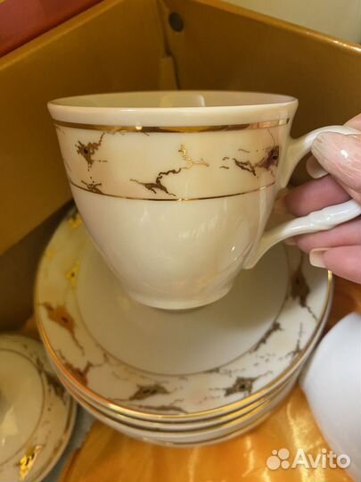 Чайный сервиз фарфор чешский