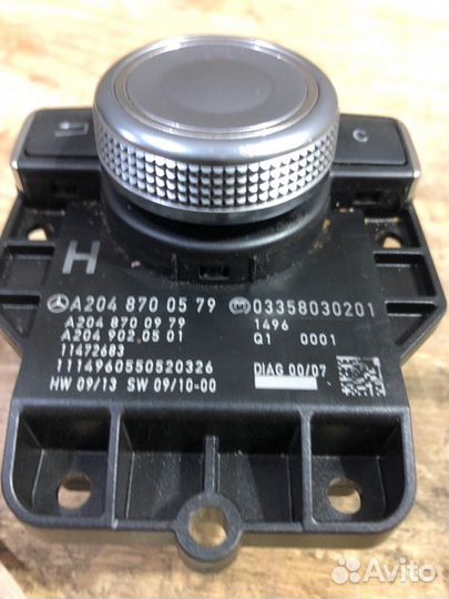 Пульт управления мультимедиа Mercedes-Benz C-Class