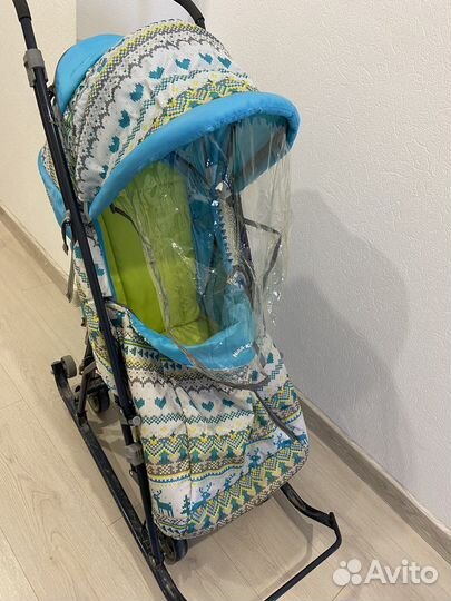 Коляска санки