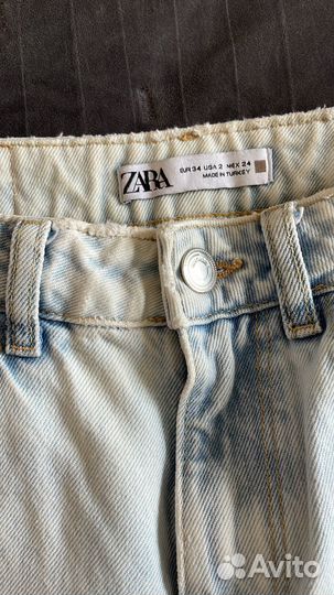 Джинсы zara 34