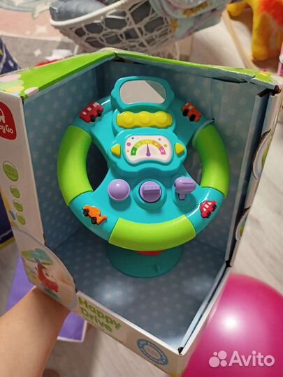Музыкальный руль для малыша новый