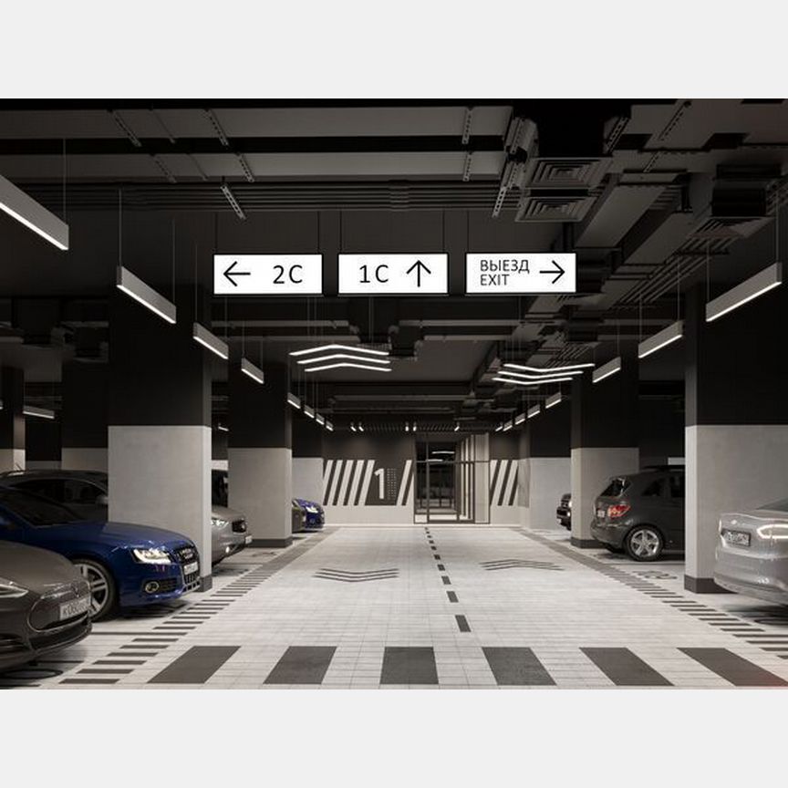 1-к. квартира, 40,5 м², 21/25 эт.