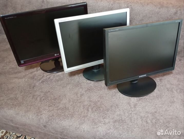 Мониторы 19 и 20 дюймов в хорошем состояние