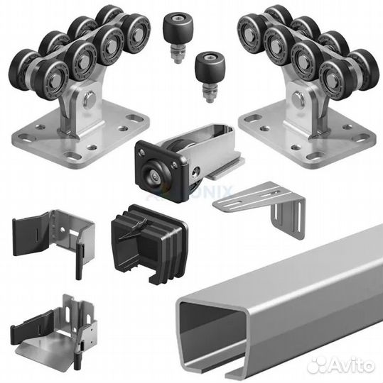 Комплект для откатных ворот алютех