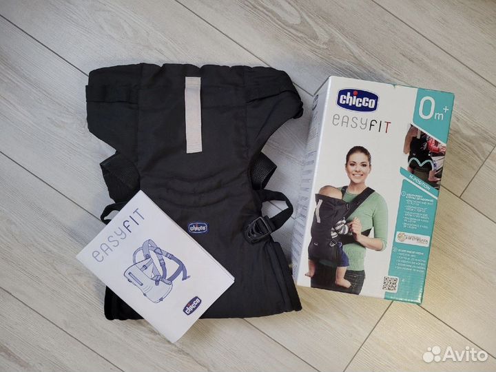 Эргорюкзак переноска chicco Easeyfit Black Hight