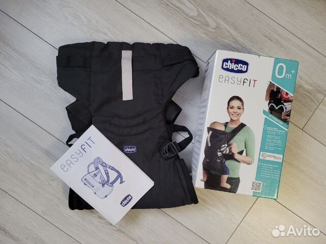 Эргорюкзак переноска chicco Easeyfit Black Hight