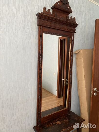 Антикварное старинное зеркало