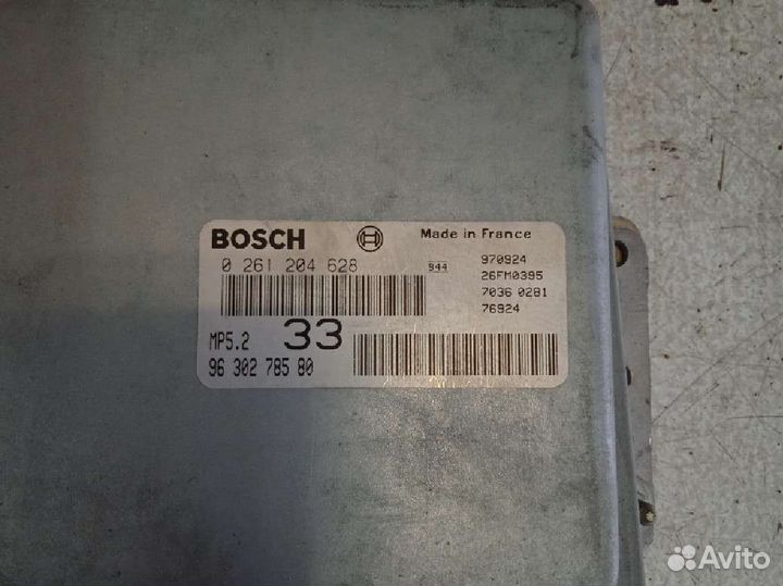 Блок управления двигателем Citroen xsara I ситроен