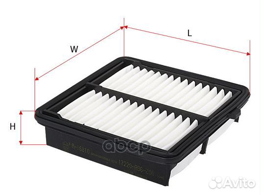 Фильтр воздушный honda FIT 1.3 2008 - / honda F