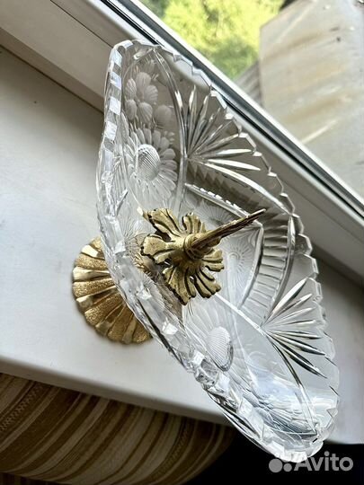 Ваза для фруктов бронза