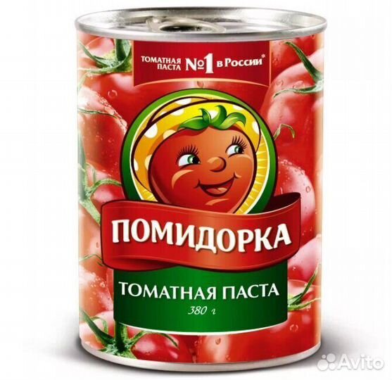 Томатная паста Помидорка 380г Пищевик
