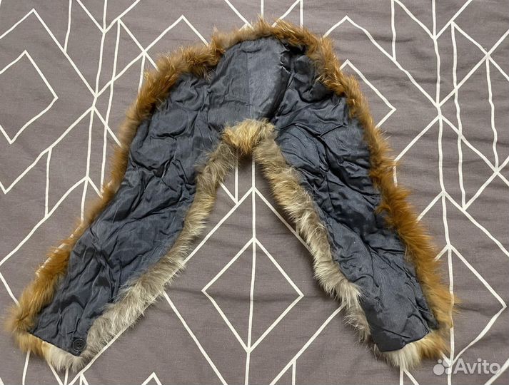 Меховой воротник лиса горжетка для пальто пуховика