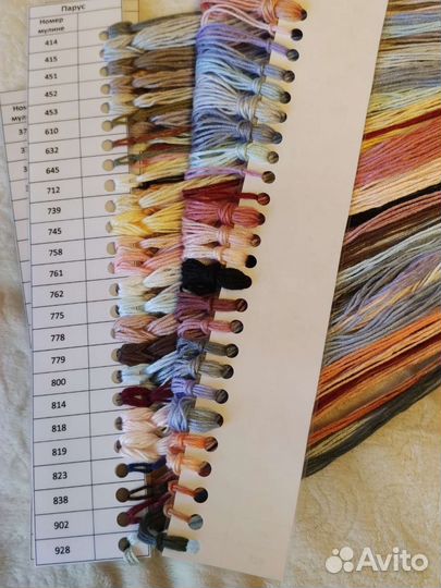 Мулине схс в нарезке по метру