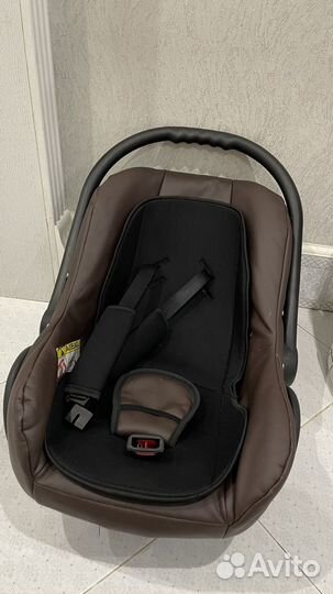 Коляска verdi mocca 3 в 1 эко кожа