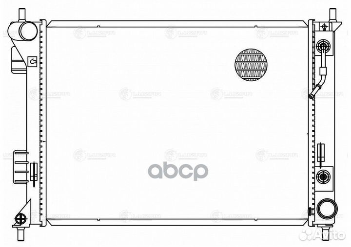 Радиатор охл. LRc 081P0 luzar