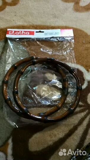 Бамбуковые ручки для сумки. Без упаковки