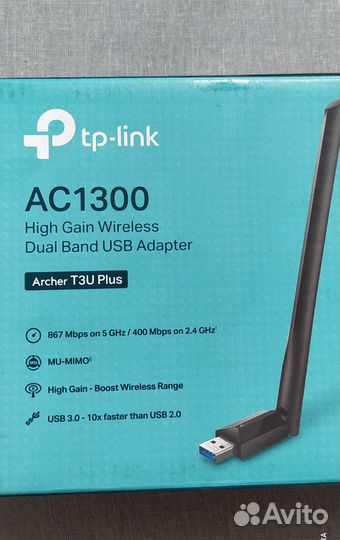 USB WiFi адаптер TP-Link Archer T3U Plus