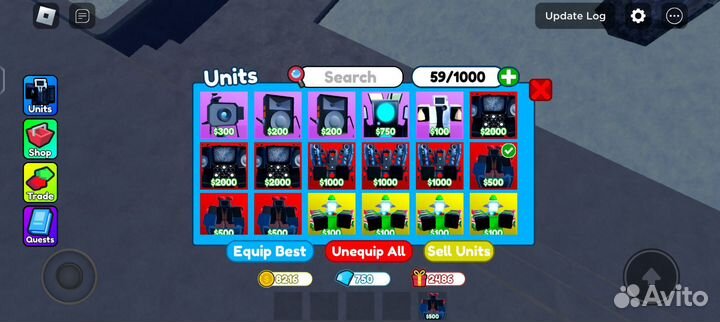 Юниты toilet tower defense