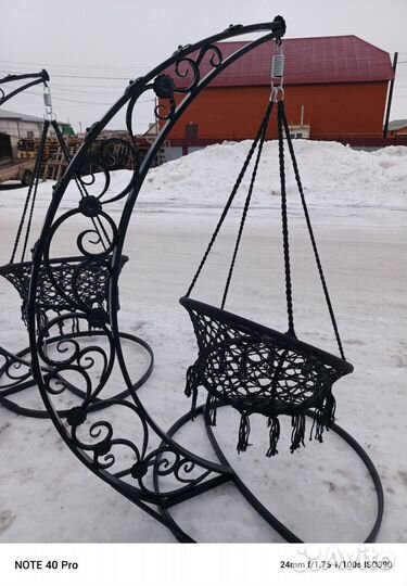 Садовые качели кокон