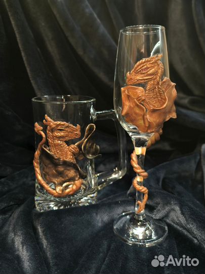 Бокал для шампанского, бокал для пива