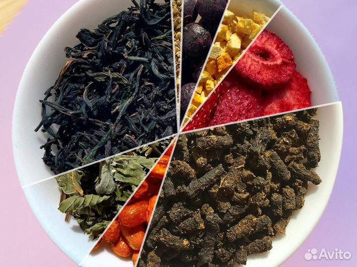 Иван-чай 0,5 кг с имбирём,апельсином,ягодами,мятой