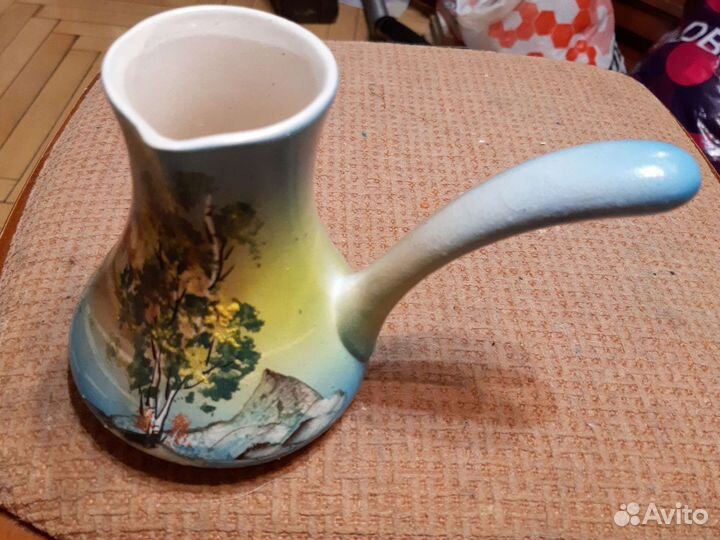 Турка, ковшик расписной керамика