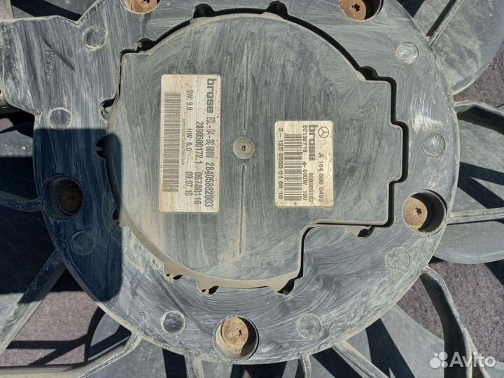 Вентилятор охлаждения радиатора Mercedes W164