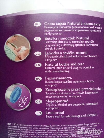 Молокоотсос avent ручной