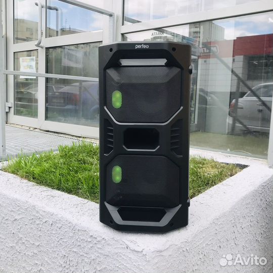 Портативная колонка bluetooth 50вт bastion type-c