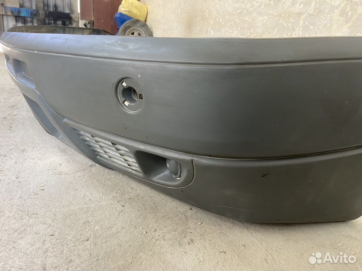 Бампер на газель старого образца с пластиком