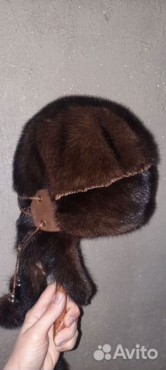Шапка норковая новая