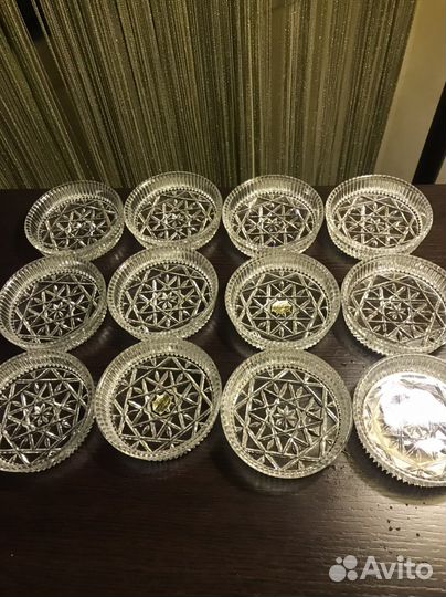 Хрустальные розетки- богемия