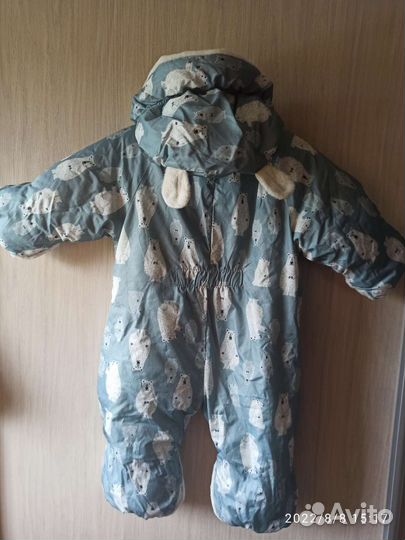 Зимний комбинезон 74 и другие вещи на р. 62-74