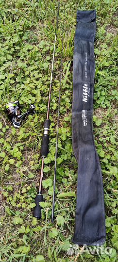 Спиннинг Norstream nibble. Катушка Daiwa Legalis