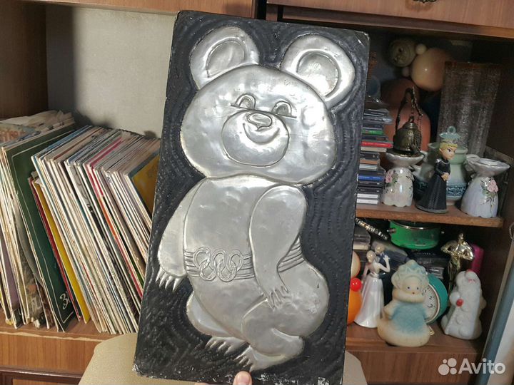 Олимпийский мишка 1980 чеканка СССР