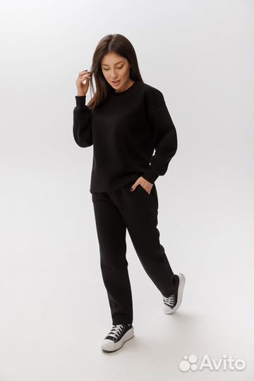 Спортивный костюм женский теплый оверсайз зимний