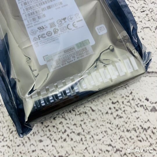 Новый серверный SATA SSD HP 480GB