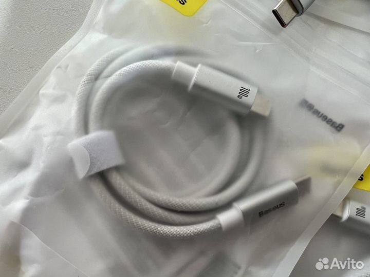Кабель Baseus, USB Type-C, 100 Вт