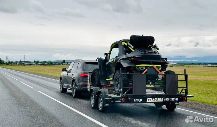 Аренда прицепа прицепа для багги, болотохода