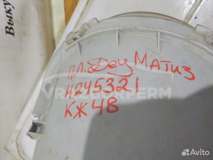 Фара левая Daewoo Matiz