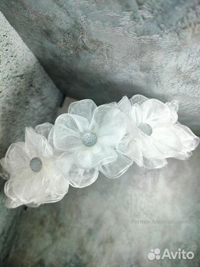Ободок из органзы