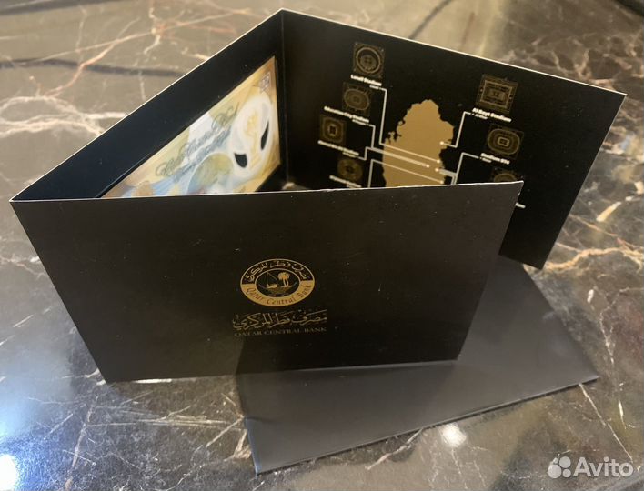 Банкнота Катар FIFA футбол 2022 UNC
