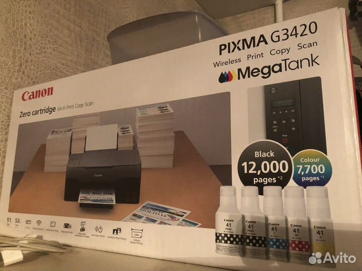 Мфу струйный canon pixma g3420