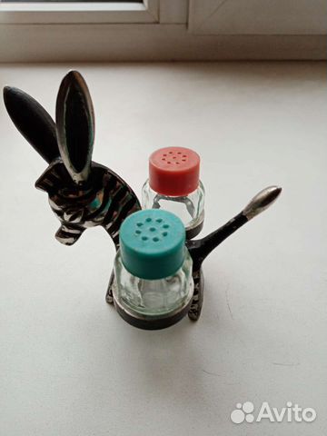 Солонка и перечница бронза СССР