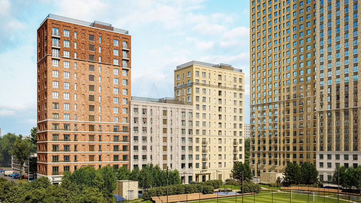 2-к. квартира, 68,7 м², 6/39 эт.