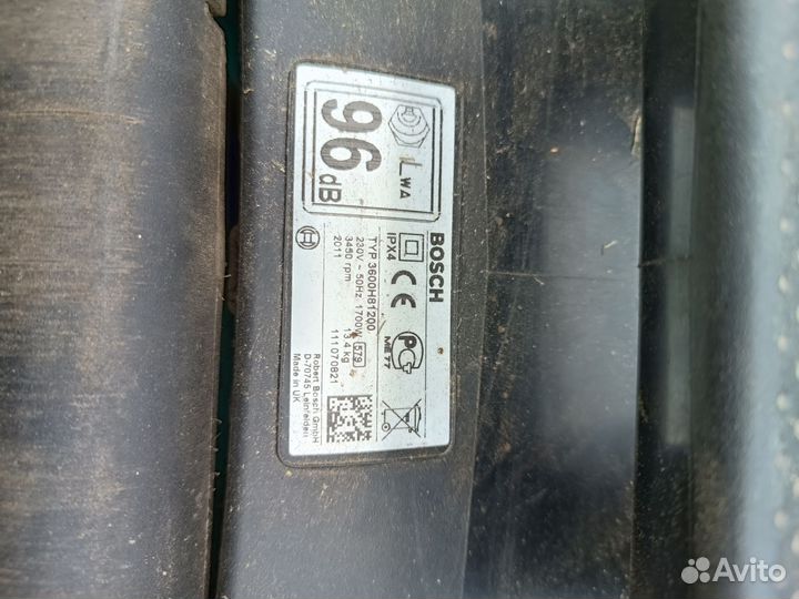 Газонокосилка электрическая bosch