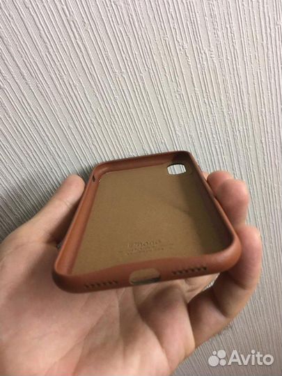 Чехол кожаный для Apple iPhone Leather Case